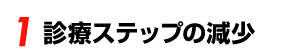 1 診療ステップの現象